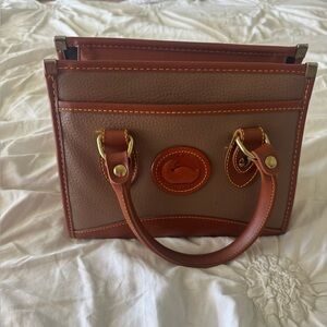 Dooney & Bourke Brown and Tan Mini Bag